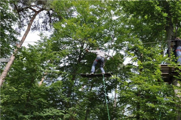 Gute Luft im Kletterwald
